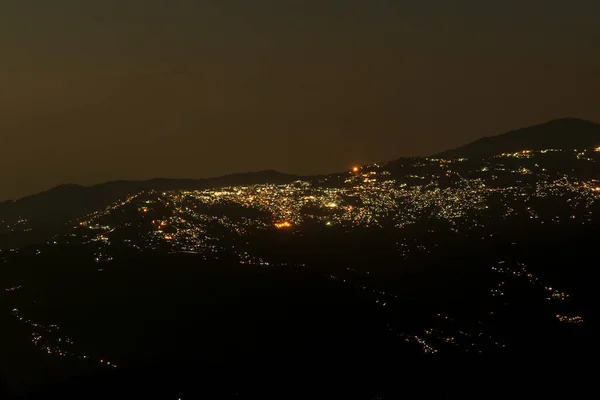 Pearls Light Queen Hills Darjeeling Town Night Eastern Himalayas West — Stockfoto