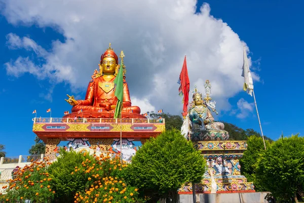 Sikkim India 2016 Wide Angle View Holy Statue Guru Padmasambhava — 图库照片