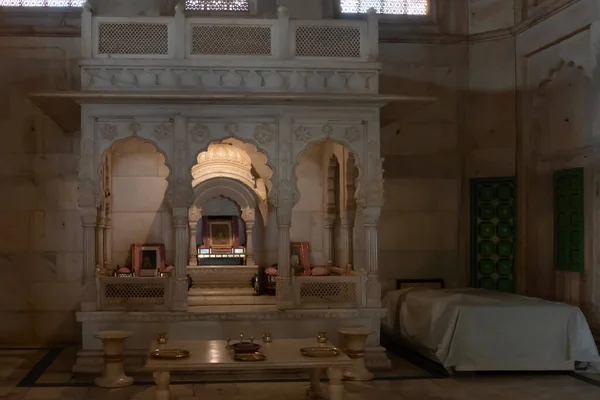 Jodhpur Rajasthan India October 2019 Beautiful Interior Architecture Jaswant Thada — 图库照片