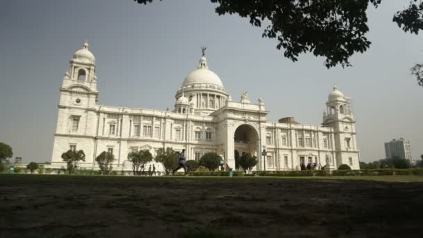 Kolkata Západní Bengálsko Indie Února 2021 Timelapse Video Památníku Viktorie — Stock video