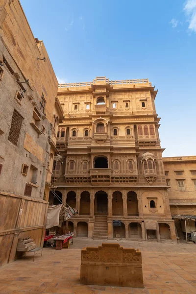 Jaisalmer Rajasthan India 2019 Október Patwon Haveli Mansion Brocade Merchants — Stock Fotó