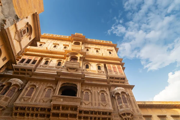 Jaisalmer Rajasthan Hindistan Ekim 2019 Patwon Haveli Brocade Tüccarları Malikanesi — Stok fotoğraf