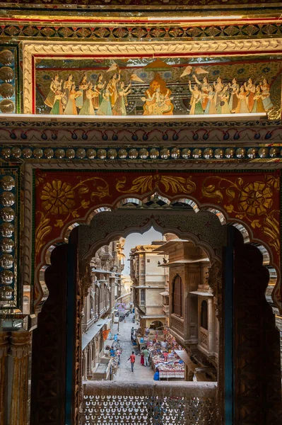 Jaisalmer Rajasthan Indie Října 2019 Mimo Výhled Jaisalmer Road Domu — Stock fotografie