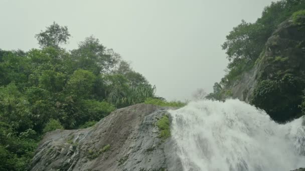 Belle Cascade Paglajhora Sur Kurseong Himalaya Montagnes Darjeeling Bengale Occidental — Video