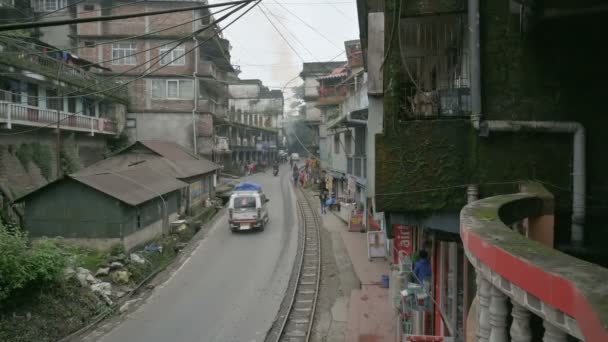 Darjeeling West Bengal India 2023 다르질링 히말라야 철도의 유네스코 Ghum — 비디오