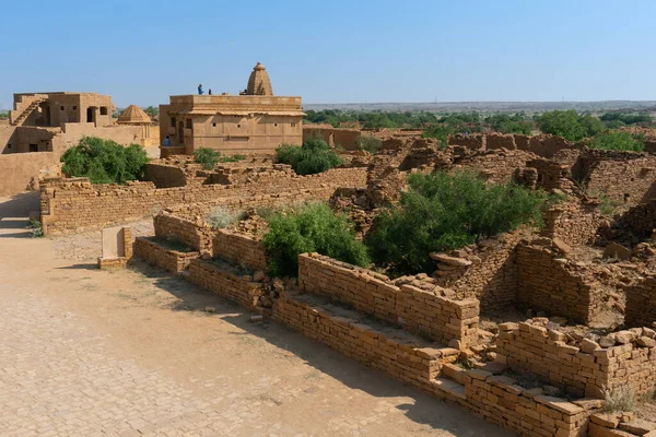 Ruins, abandoned houses of Kuldhara village at Jaisalmer,Rajasthan,India. It is said that this village is cursed and hence no human could live here for long. The houses are haunted, so is the village,
