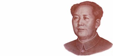 Başkan Mao Zedong (Mao Tse-Tung), Çin 'den 100 Yuan 2005 Banknotları.