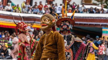 17 Haziran 2024 'te Leh, Ladakh Hindistan' daki Hemis Festivali sırasında yapılan 
