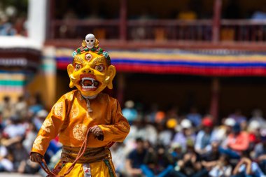 17 Haziran 2024 'te Leh, Ladakh Hindistan' daki Hemis Festivali sırasında yapılan 