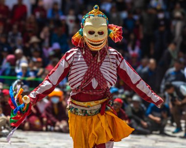 17 Haziran 2024 'te Leh, Ladakh Hindistan' daki Hemis Festivali sırasında yapılan 