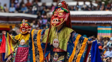 17 Haziran 2024 'te Leh, Ladakh Hindistan' daki Hemis Festivali sırasında yapılan 