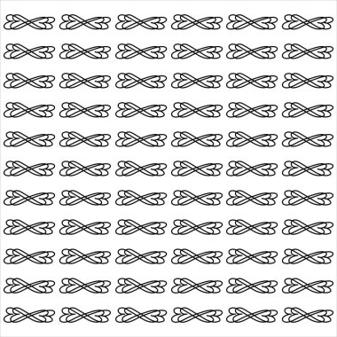 Siyah ve beyaz çizgileri olan kusursuz desen