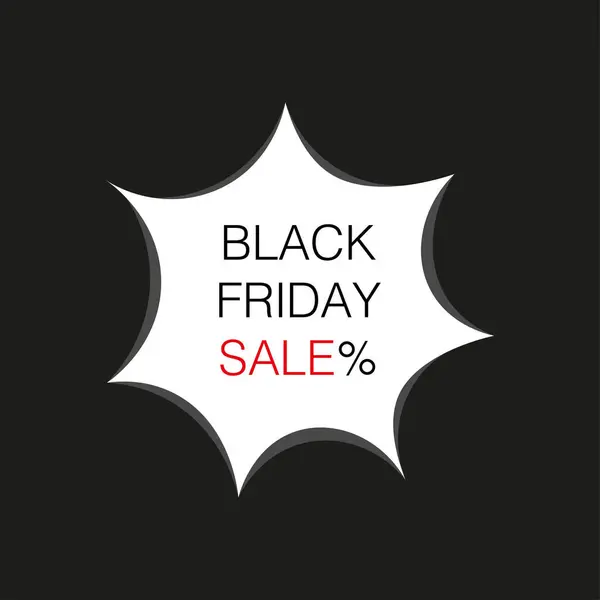 Black Friday Sale Banner — Stock Vector