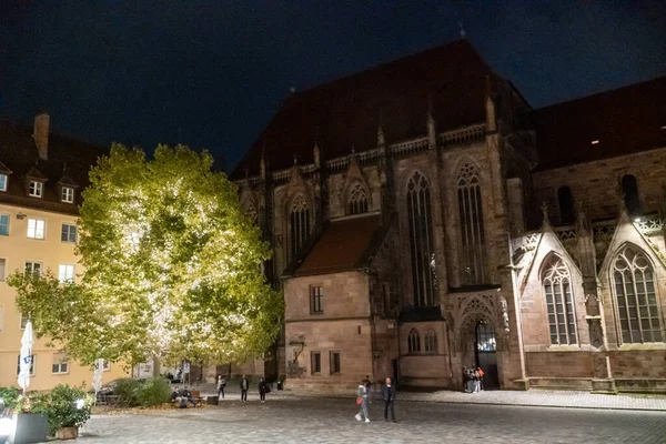 Nuremberg Allemagne Novembre 2022 Eglise Sebald Sebalduskirche Nuremberg Allemagne Avec — Photo