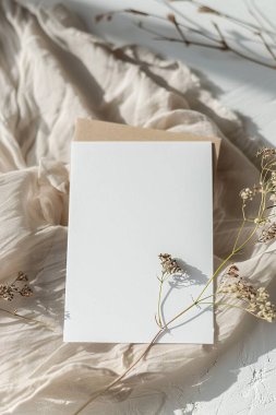 düğün davetiyesi maketi, minimalist.