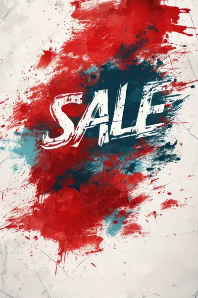 Arkaplanda yazılar var. Satış, iş konsepti.