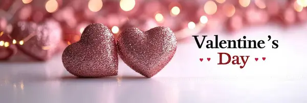 Sevgi dolu sevgililer günü bayrağı