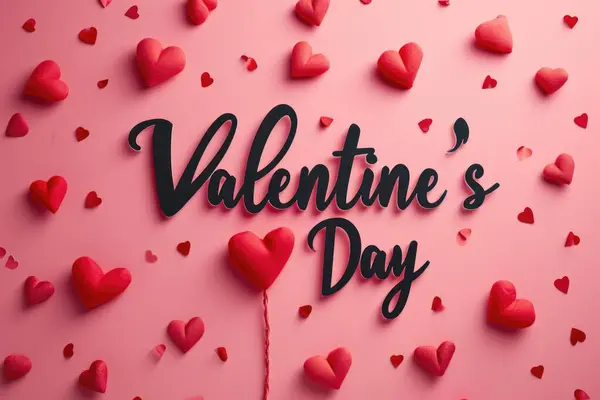 Sevgililer Günü Kutlama Arkaplanı Tasarımı