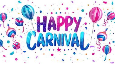 Mutlu Karnaval Kutlaması Arkaplanı 