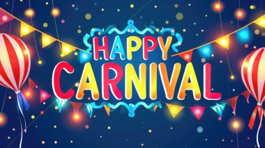 Mutlu Karnaval Kutlaması Arkaplanı 