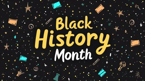 Black History Month. Background or poster, greeting card, banner design.