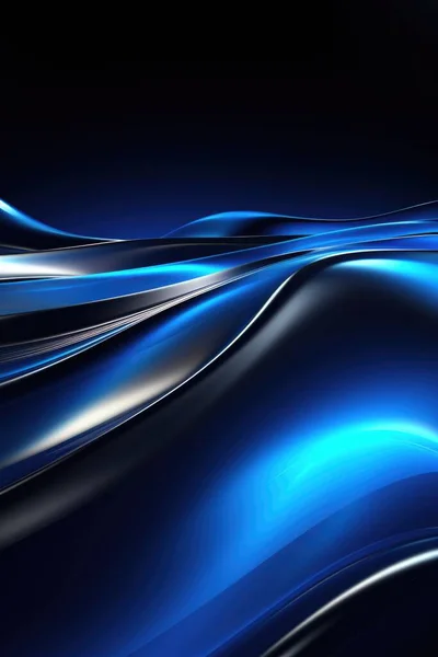 Duvar kağıdı, soyut arkaplan, mavi ışık akışı, çift çizgiler şeklinde, fütüristik tasarım, çoklu flaş, hassas çizgiler.
