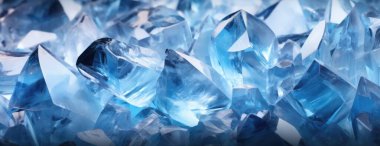 Duvar kağıdı, soyut arkaplan, parlak kristal zemin yakın plan fotoğraf, parçalanmış, gök mavisi, açık mavi