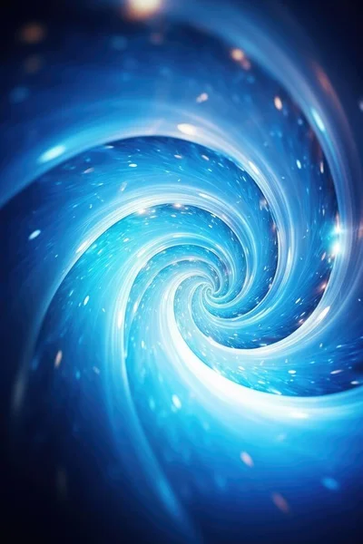mavi soyut girdap ışık arkaplan ile dönüyor, ızgara tabanlı, noktalı, uzun pozlama, aydınlatma iç