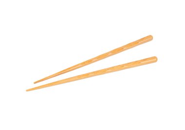 Çin yemek çubukları beyaz bir arka planda izole