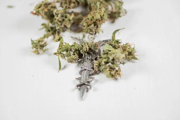 Kannabisz Személyes Használatra Legális Könnyű Gyógyszerek Felírása Alternat — Stock Fotó