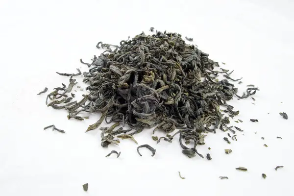 Китайский Травяной Здоровый Натуральный Чай Che Xanh Camellia Sinensis — стоковое фото