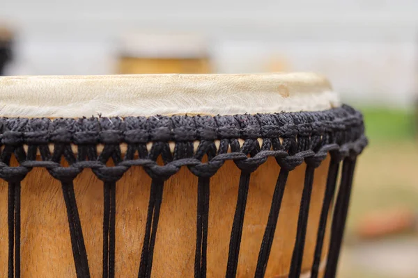 stock image close up of drum in the street