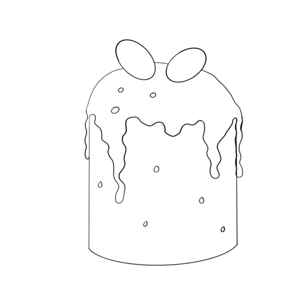 Húsvét Húsvéti Torta Cupcake Édes Szertartási Vallási Sütemények Tészta Jegesedés — Stock Fotó