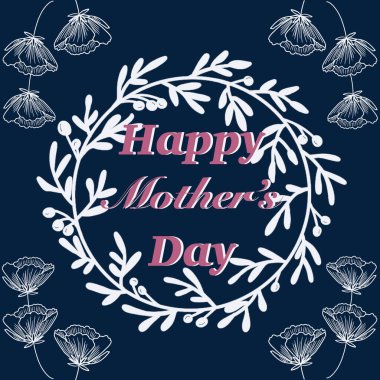  Mutlu Anneler Günü kartı, klasik, vektör, tasarım, noel, illüstrasyon, çerçeve, tatil, süs, dekor, kutlama, etiket, selamlama, davet, set, çiçek, sanat, sınır, şablon, xmas, retro, element, mutlu, afiş, yeni