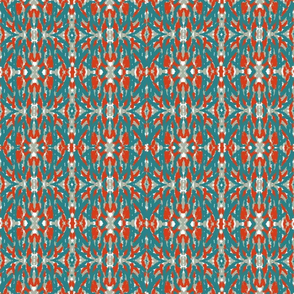 Vzor Bezešvé Tapety Vektor Květiny Ilustrace Květinový Design Oranžová Textura — Stock fotografie