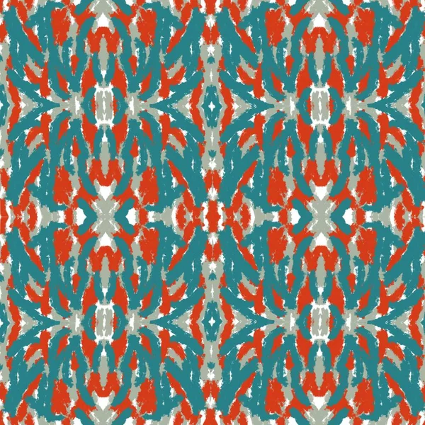 Vzor Bezešvé Tapety Vektor Květiny Ilustrace Květinový Design Oranžová Textura — Stock fotografie