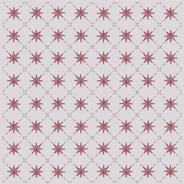 Geometrik desenler kırmızı mavi tasarlandı 