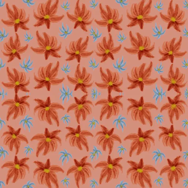 Patrón Flor Sin Costuras Floral Papel Pintado Diseño Arte Rosa — Foto de Stock