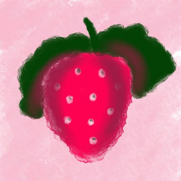 Aardbeien Fruit Bessen Voedsel Rood Frambozen Zoet Rijp Geïsoleerd Kers — Stockfoto