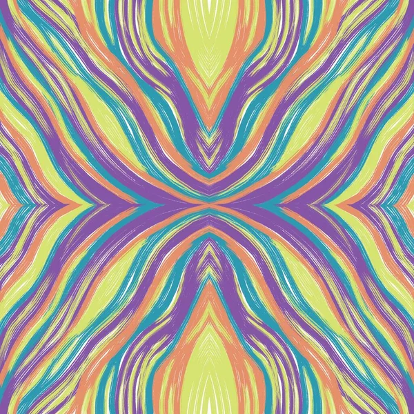 Pattern Seamless Vector Wallpaper Design Art Texture Illustration Ornament Psychedelic — Stock Photo, Image
