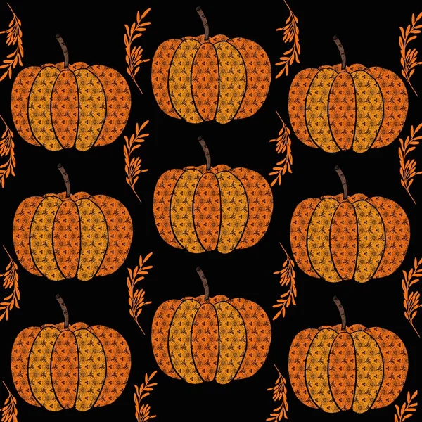 pumpkin, food, fruit, halloween, vegetable, vector, illustration, apple, autumn, orange, drawing