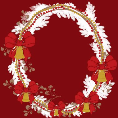   çerçeve, çiçek, yaprak, çiçek, dekorasyon, sınır, noel, kart, illüstrasyon, vektör, tasarım, doğa, tatil, sanat, desen, çiçekler, kalp