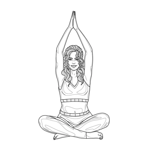 Four Coloring Pages Yoga Poses Printable PDF Download - Etsy