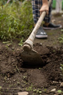 Çapa detayları, alan için çalışma araçları, tarım ve çevre koruma, sahne