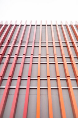 Düz çizgiler, soyut ve metal dekorasyon, modern ve renkli arkaplan