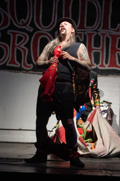 Squidling Brothers Circus Detroit Michigan Daki Tangent Gallery Canlı Performans — Stok fotoğraf