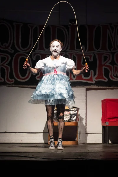 Squidling Brothers Circus Detroit Michigan Daki Tangent Gallery Canlı Performans — Stok fotoğraf
