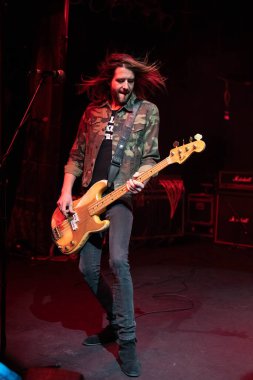 George Lynch ve Lynch Mob, Zümrüt Dağı 'ndaki tiyatroda canlı performans sergiliyorlar. Clemens Michigan, 1-28-2023