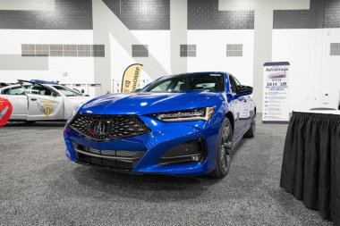 2023 Toledo Otomobil Fuarı 3 Şubat 2023 'te Toledo, Ohio' daki Glass City Center 'da.