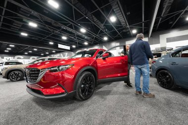 2023 Toledo Otomobil Fuarı 3 Şubat 2023 'te Toledo, Ohio' daki Glass City Center 'da.